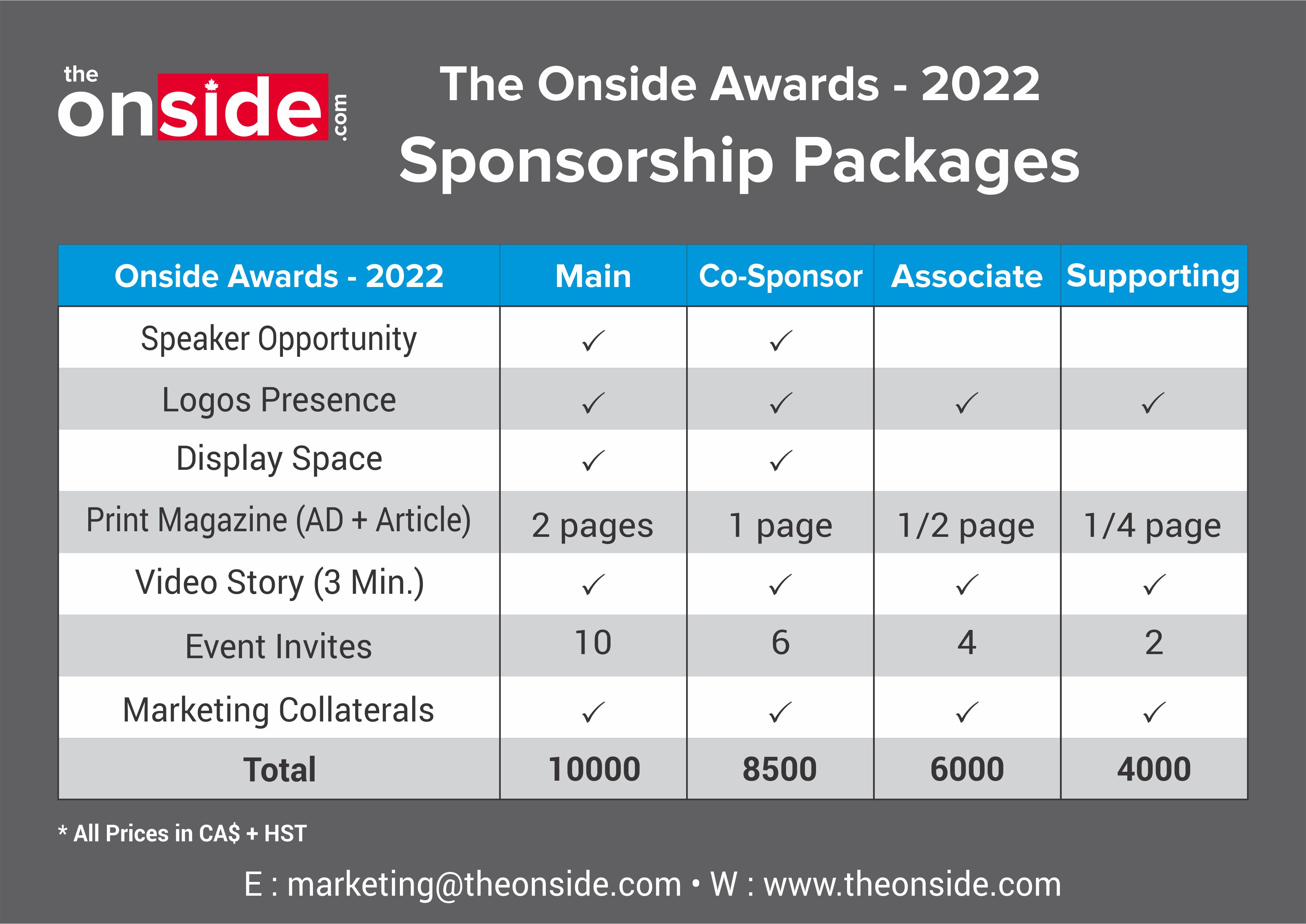 Sponsorship Package